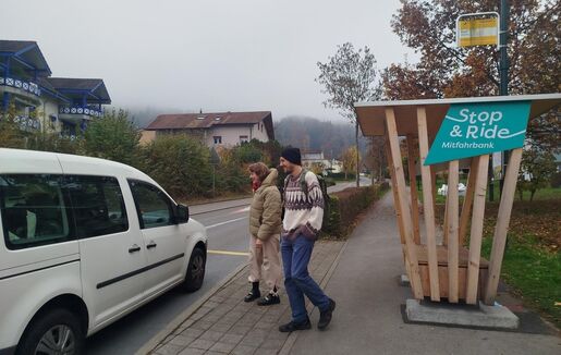 Covoiturage spontané : projet « Stop and Ride Mitfahrbank » en Suisse centrale 